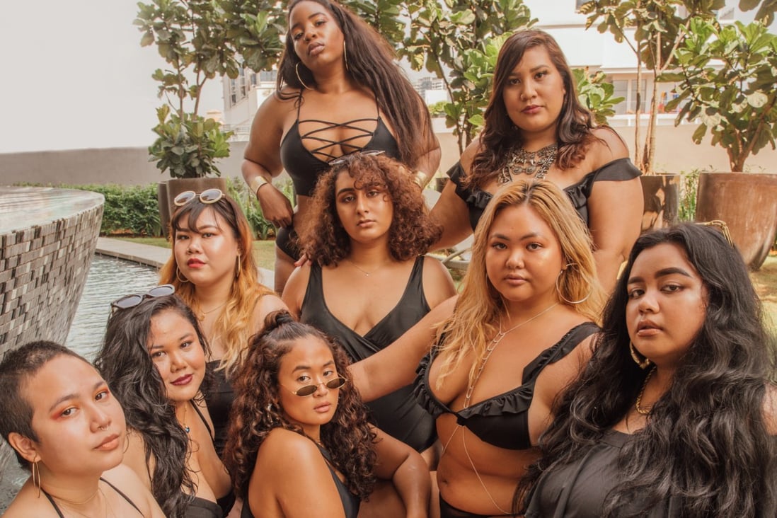 Asian plus-size models appear in the Thique Clique project by Malaysian photographer Catherhea Potjanaporn.