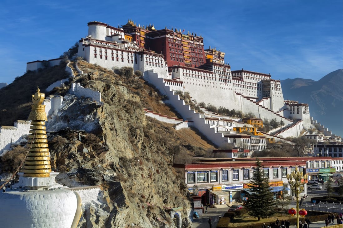 The Potala Palace in the city of Lhasa in the Tibet Autonomous region of China. Since 1996, concerns have been expressed about the destruction of historic buildings around the palace, and irreversible changes to the area’s historic character. Photo: Getty Images