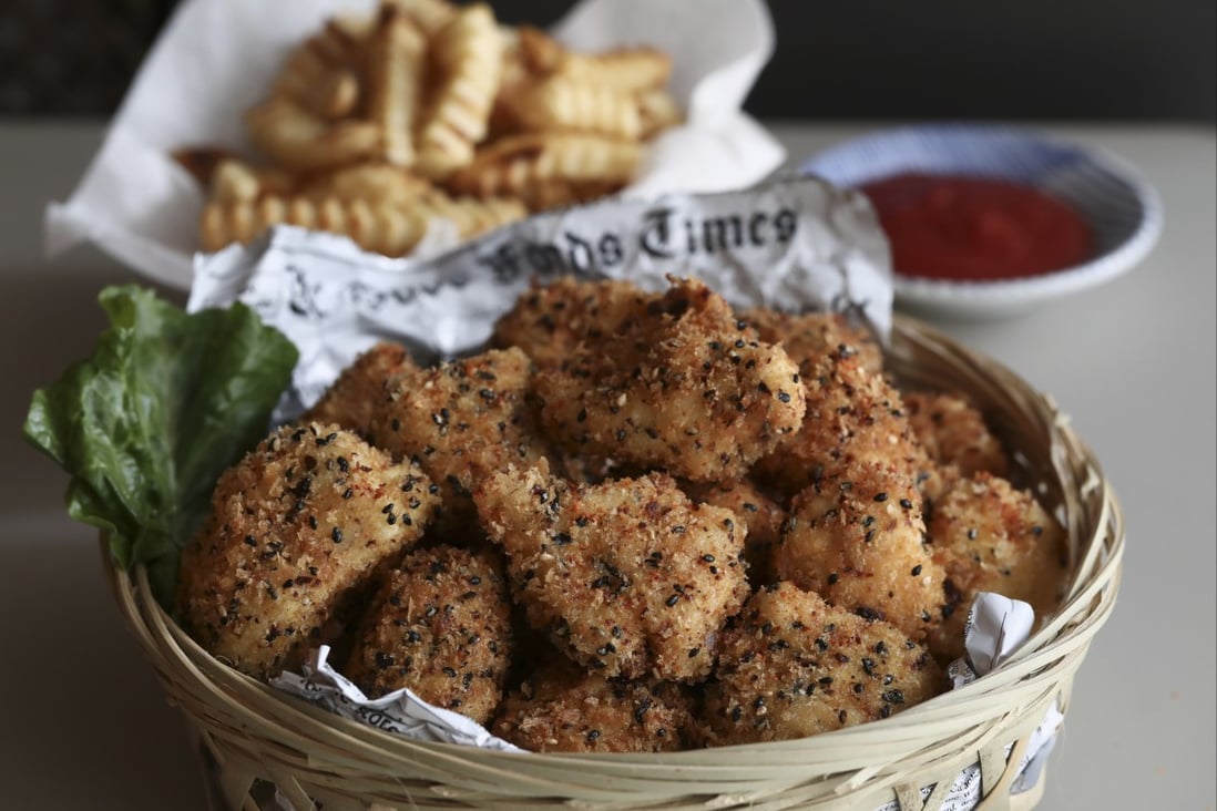 How to make chicken nuggets with shichimi, furikake and sesame seeds
