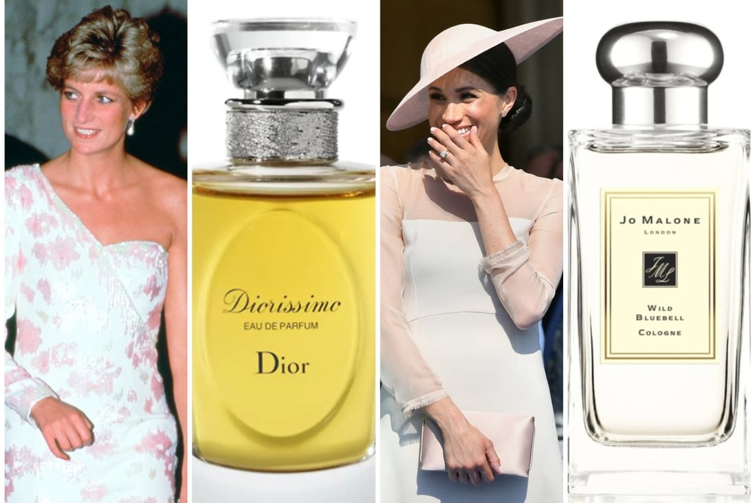 Princess Diana, Meghan Markle, and their favourite scents. Photos: Getty Images, Dior, Reuters, Jo Malone