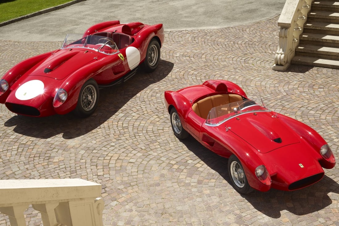 Spot the difference? The 3/4-sized Ferrari Testa Rossa J is based on the classic Ferrari 250 Testa Rossa from 1957. Photo: Ferrari