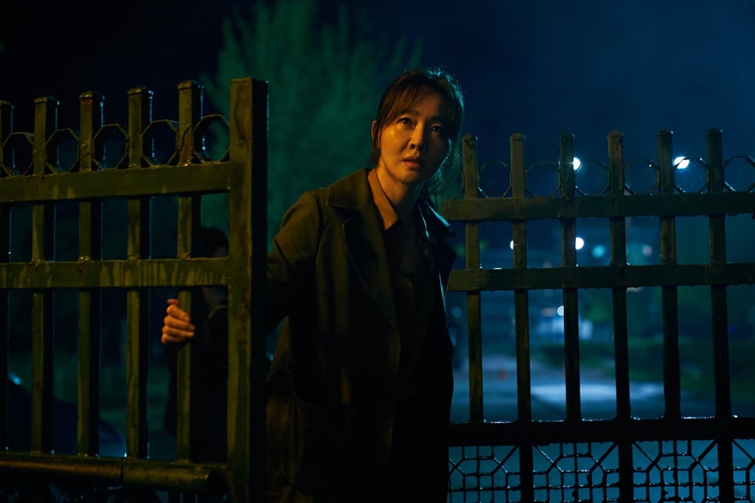 Uhm Ji-won in a still from The Cursed: Dead Man’s Prey (category IIB, Korean), directed by Kim Yong-wan. Jung Ji-so co-stars.