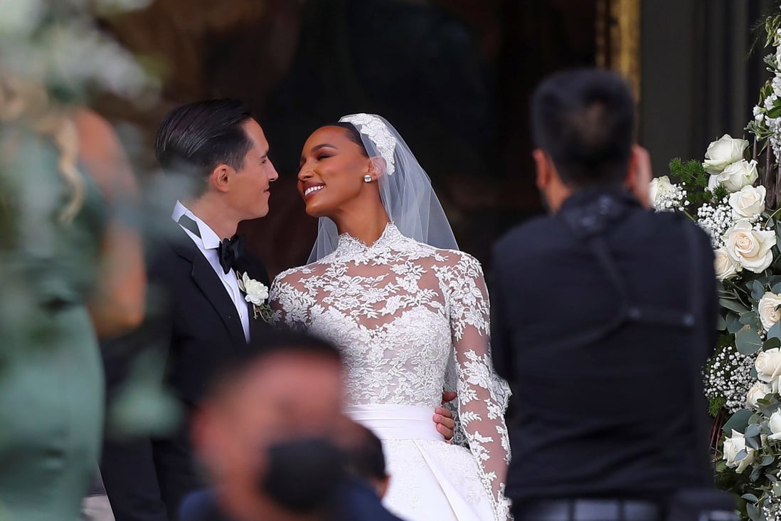 Jasmine Tookes’ wedding fashion: the supermodel married Snapchat exec