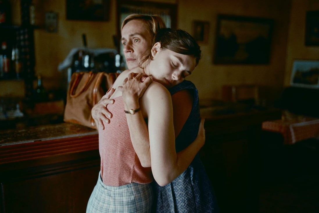 Louise Chevillotte (left) and Sandrine Bonnaire in a still from Happening, the winner of the top prize at the 78th Venice International Film Festival.