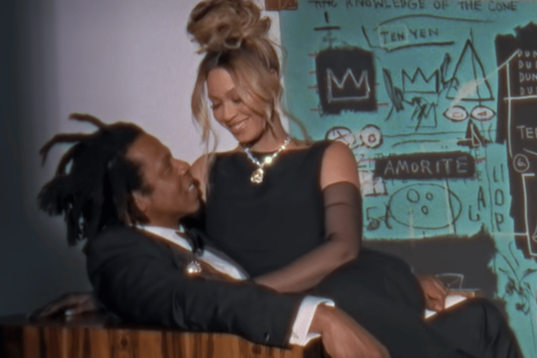Beyoncé and Jay-Z were seen being lovey-dovey with each other throughout Tiffany & Co.’s video for its “About Love” campaign. Photo: Tiffany & Co./YouTube