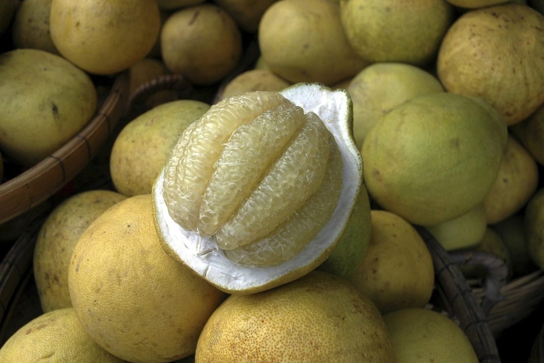 The pomelo’s spherical shape signifies the full moon, while its pronunciation in Chinese is identical to the word for “bless”. Photo: Ullstein Bild via Getty Images