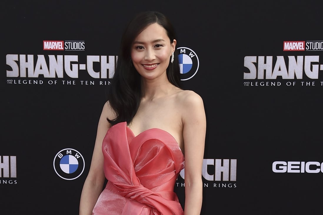 Cast member Fala Chen arrives at the premiere of “Shang-Chi and the Legend of the Ten Rings” on Monday, Aug. 16, 2021, at the El Capitan Theatre in Los Angeles. (Photo by Jordan Strauss/Invision/AP)