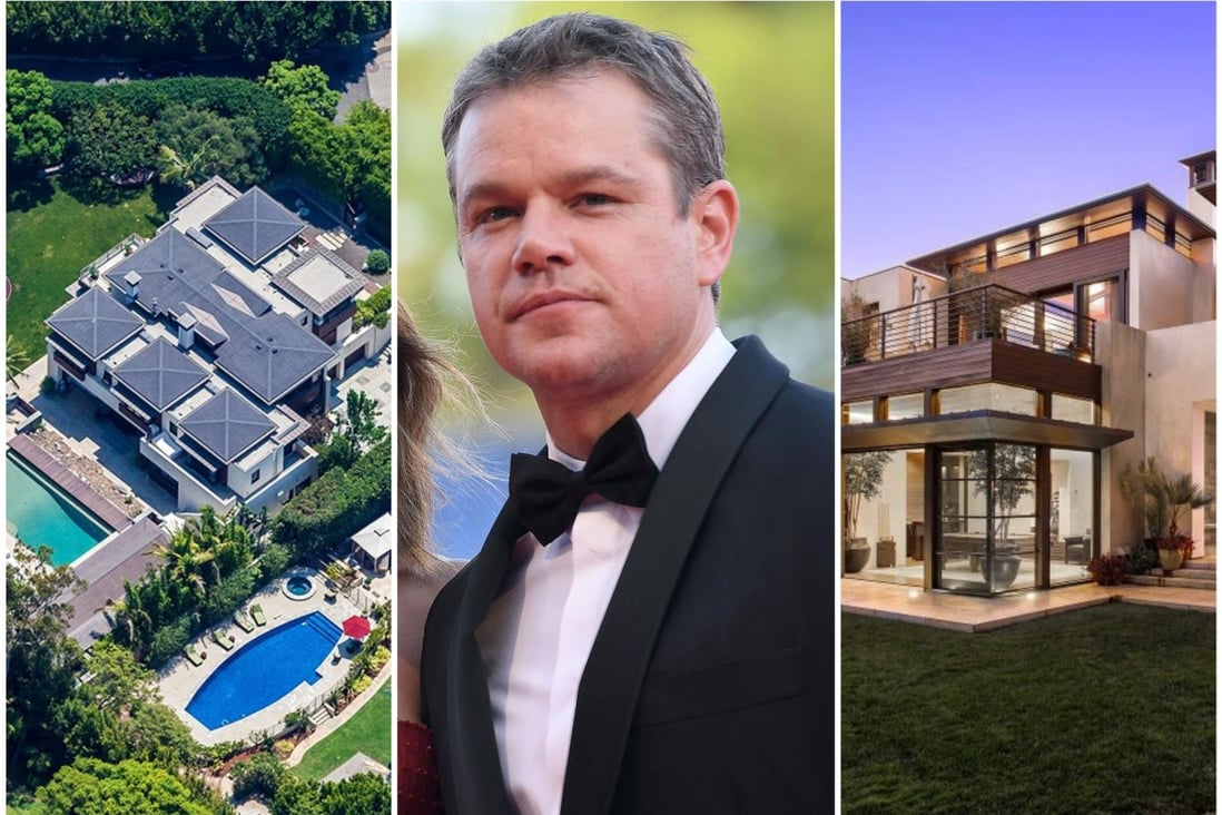 Matt Damon recently sold his Zen-inspired Pacific Palisades mansion. Photos: TopTenRealEstateDeals, EPA