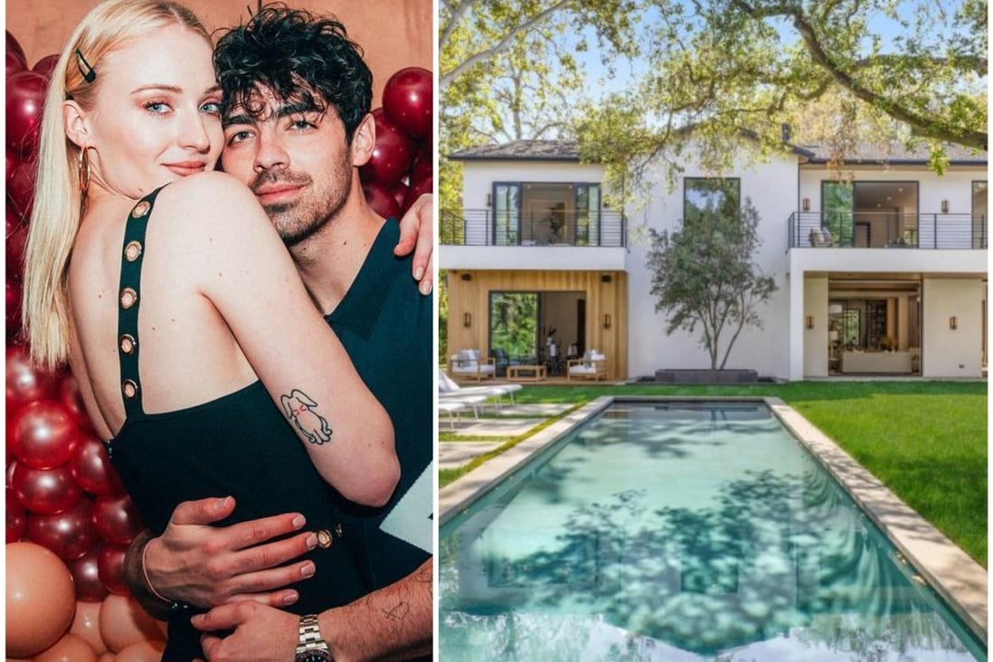 Sophie Turner and Joe Jonas sold their mansion in Enrico, LA, California, for US$15 million. Photos: @joejonas/Instagram, TopTenRealEstateDeals.com