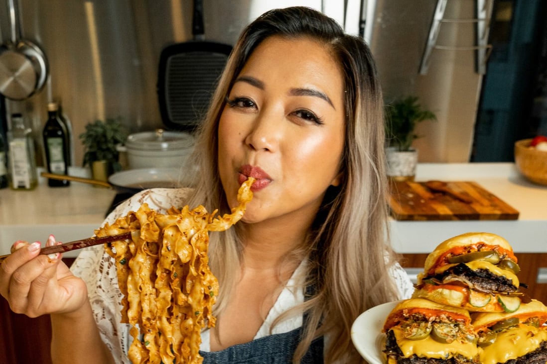 Instagramer turned cookbook author Jen Balisi with her spicy peanut noodles. Photo: Derry Ainsworth