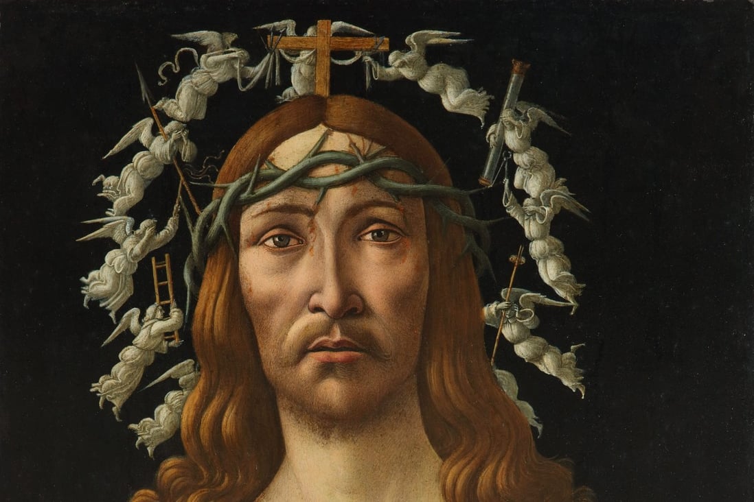 The Man of Sorrows by Sandro Botticelli is being shown in Hong Kong ahead of its auction in New York in January 2022. Photo: Sotheby’s