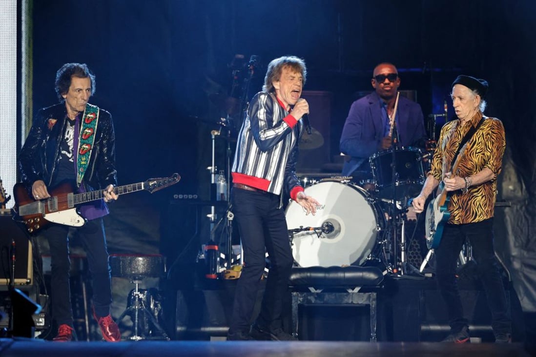 The Rolling Stones perform  in St Louis with Steve Jordan on drums, replacing Charlie Watts who died in September. Photo: Kamil Krzaczynski/AFP via Getty Images/TNS
