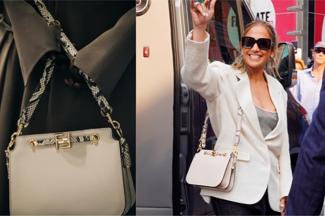 Jennifer Lopez with the Fendi Touch bag. Photo: Fendi 