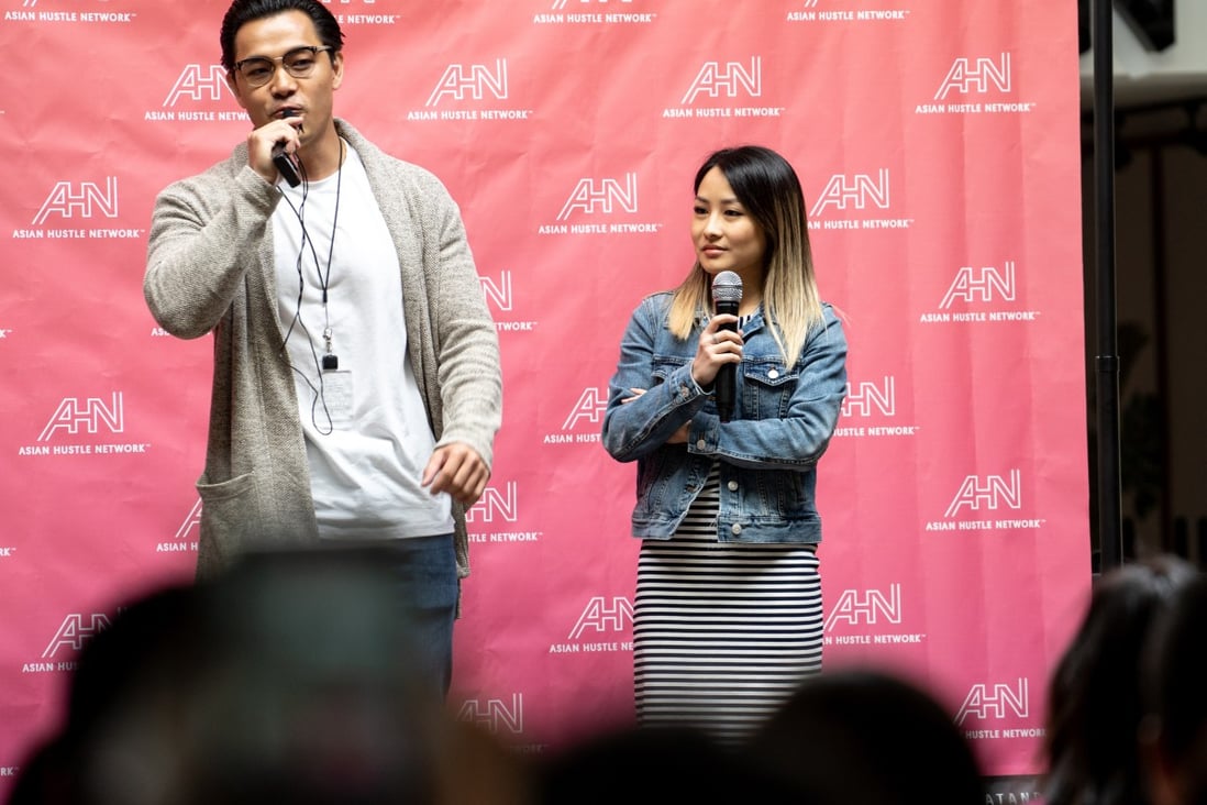 Asian Hustle Network founders Bryan Pham and Maggie Chui. In two years the network of entrepreneurs has grown to a membership of 120,000. Some of their success stories have been collected in a book to inspire others to entrepreneurship.