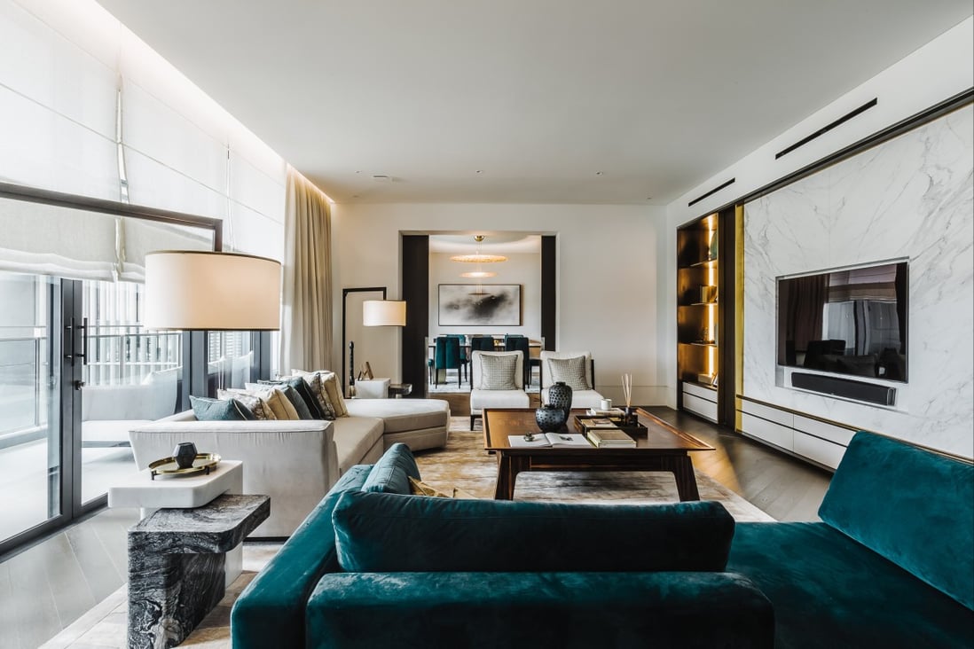 A living room at the new AIRA Residence, a luxury development close to central Kuala Lumpur. Photo: Selangor Properties
