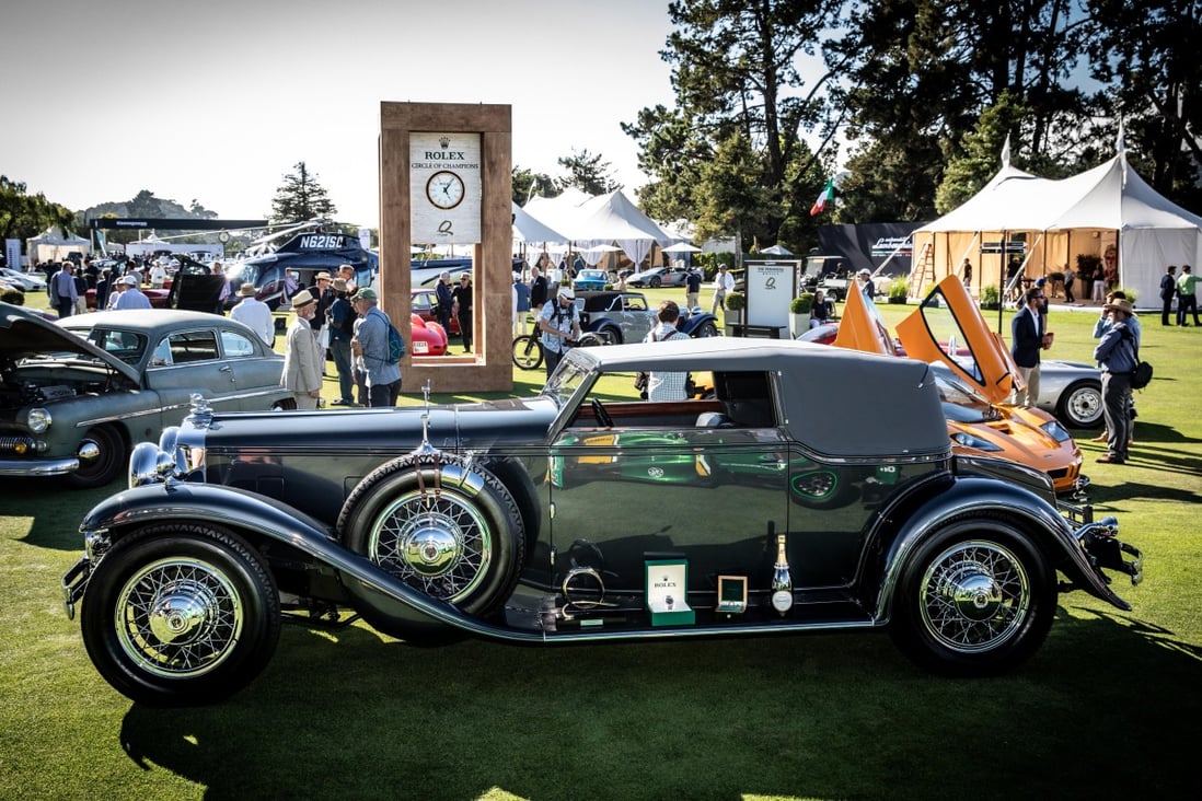 A 1931 Stutz DV 32 Convertible Victoria by Le Baron was named Rolex Best of Show at the 2021 edition of US west coast classic car event The Quail, A Motorsports Gathering. Photo: Rolex/Tom O’Neal