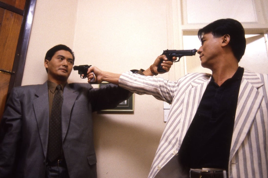 Chow Yun-fat (left) and Danny Lee in a still from The Killer (1989). The action film “is definitely a bromance, it is John Woo doing chivalry in modern times”, says expert on Hong Kong film Frank Djeng.