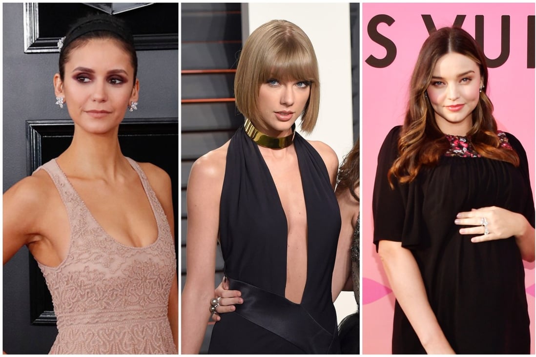 Nina Dobrev, Taylor Swift and Miranda Kerr are all friends with their exes’ current partners. Photos: TNS, WireImage, Getty Images