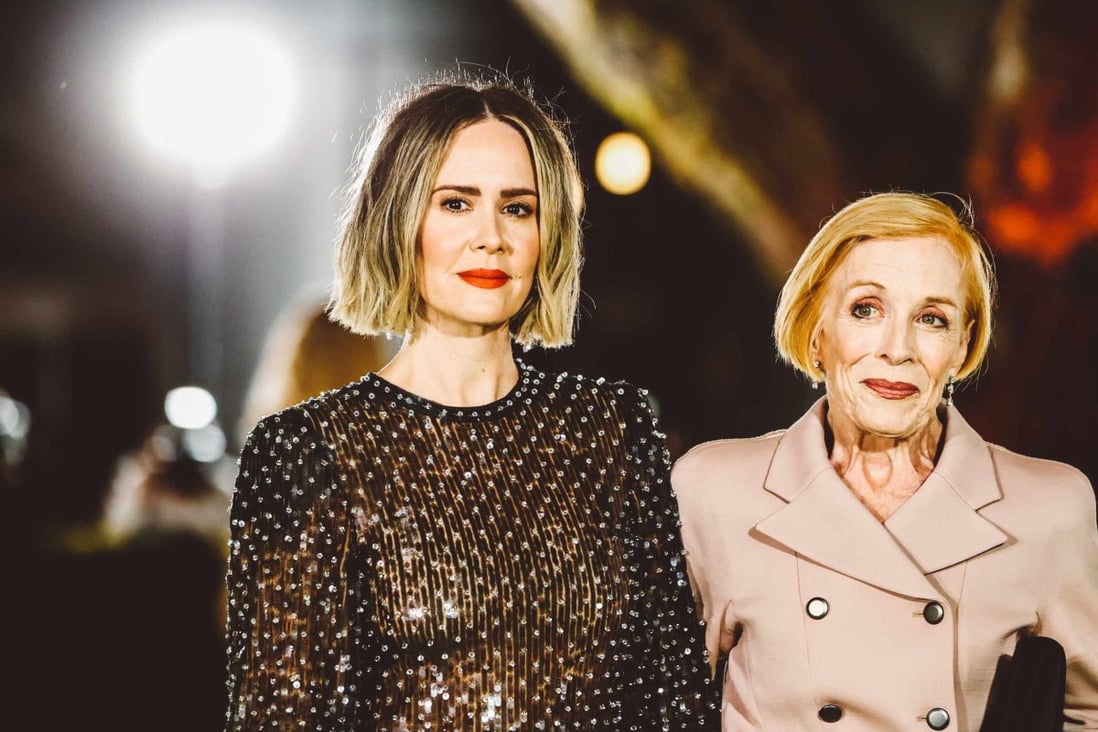 American Horror Story actress Sarah Paulson with her partner Holland Taylor. Photo: Getty
