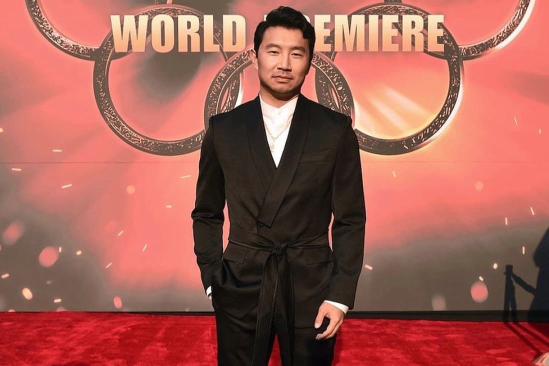 Actor Simu Liu wears Dzojchen to the premiere of Shang-Chi and the Legend of the Ten Rings, in which he stars. The US-Singaporean label has been a hit with A-listers. 
