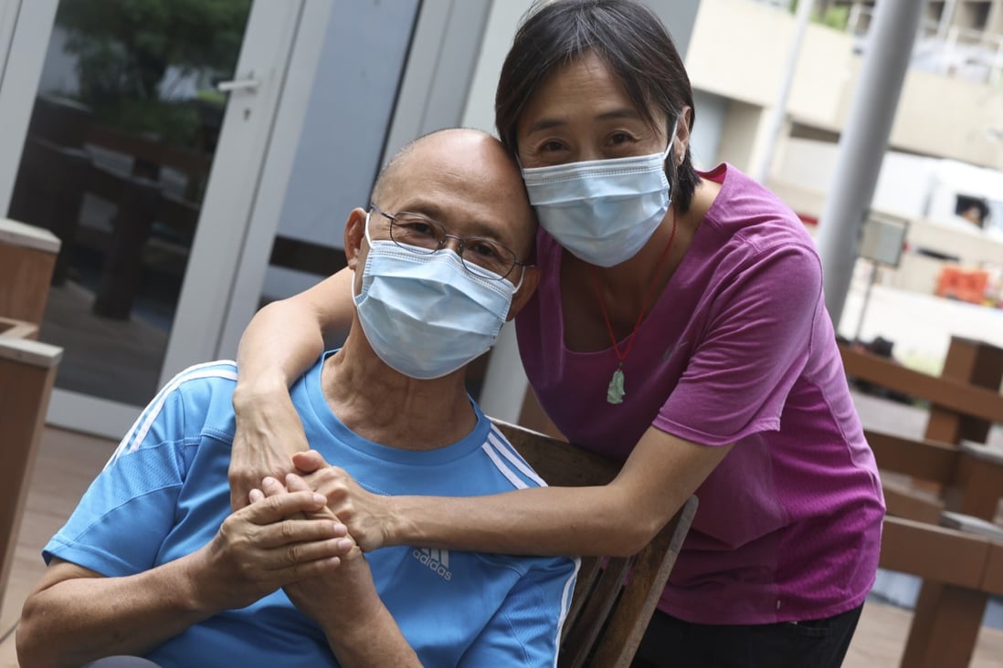 Terminally ill people like Lam Po-wing (left) have to bear heavy emotions. Solid support, like from Lam’s wife Hui Ching-ching, can help them feel more hopeful, positive and less alone. Photo: K.Y. Cheng