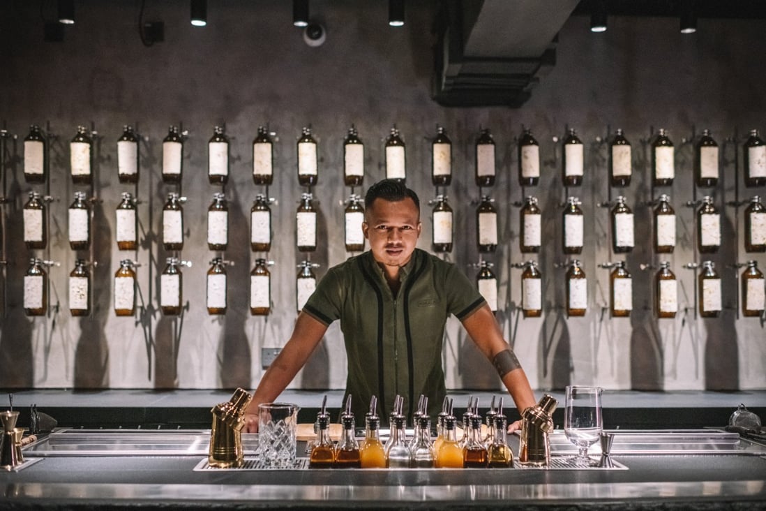Agung Prabowo at his Hong Kong bar, Penicillin, rated Asia’s most sustainable bar. Photo: Handout
