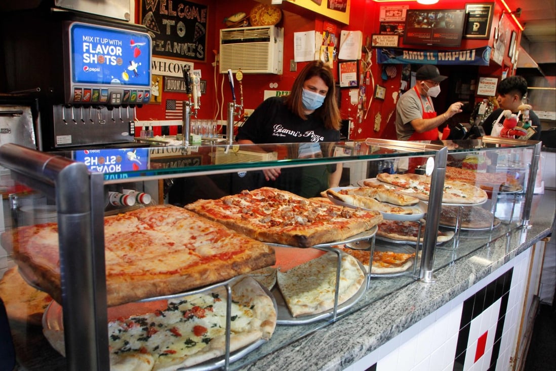 US inflation saw its biggest rise since 1990 in October, putting businesses like Gianni’s Pizza in Wilmington, Delaware – US President Joe Biden’s home town – under increasing pressure. Photo: AFP