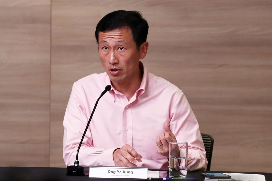 Singapore’s health minister Ong Ye Kung is to visit Hong Kong for a summit. Photo: EPA