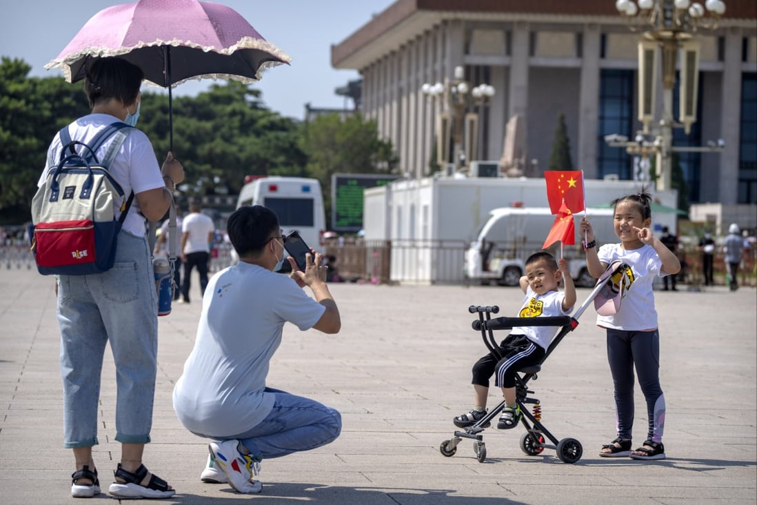 China only started allowing all couples to have a second child in 2016. Photo: AP