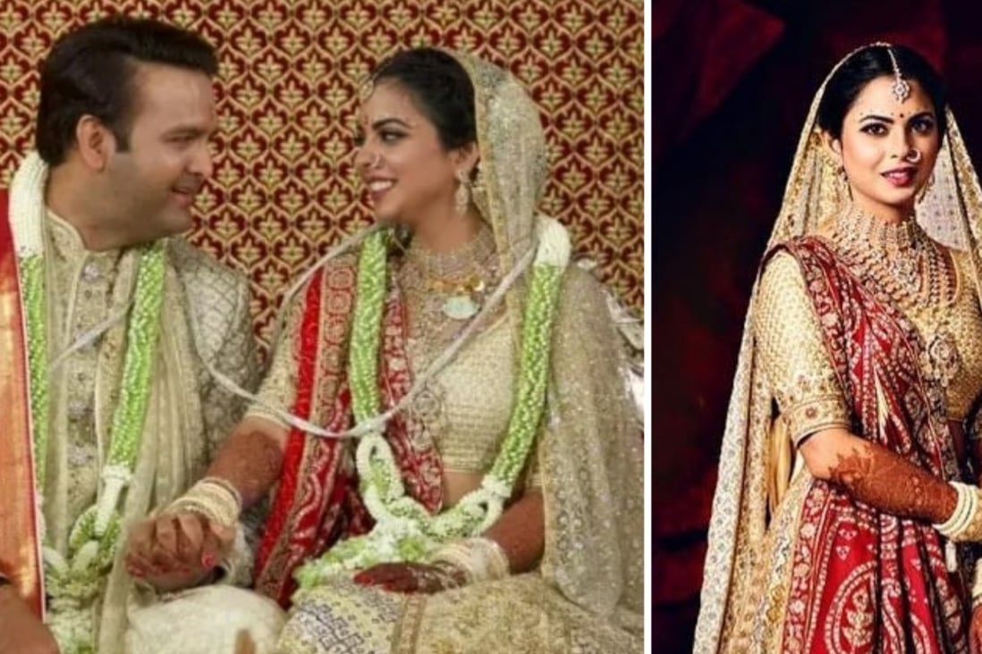 It’s been almost three years since Isha Ambani and Anand Piramal got married in a US$100 million ceremony. Photos: @ETimesPhotos/Twitter, @vogueindia/Instagram
