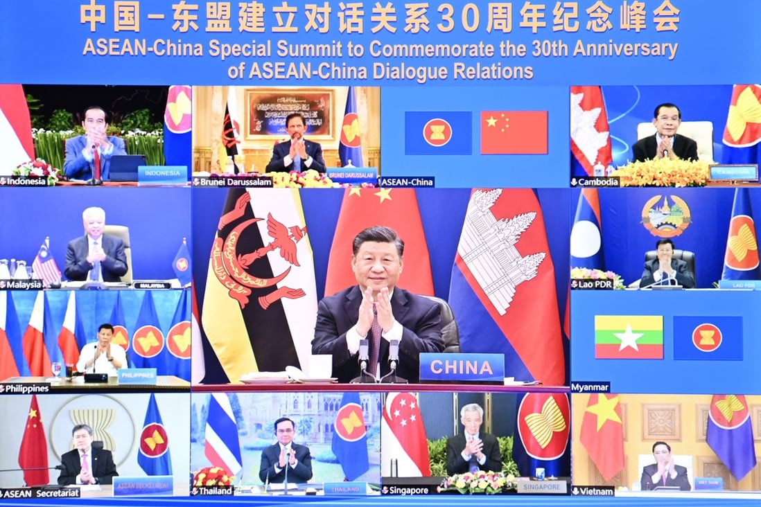 Chinese President Xi Jinping chairs an Asean-China summit. Photo: Xinhua