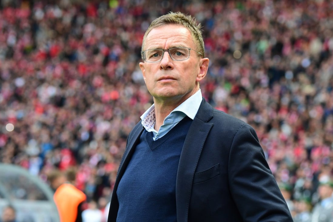 Former RB Leipzig head coach Ralf Rangnick before the German DFB Cup final against Bayern Munich in Berlin in May 2019. Photo: EPA