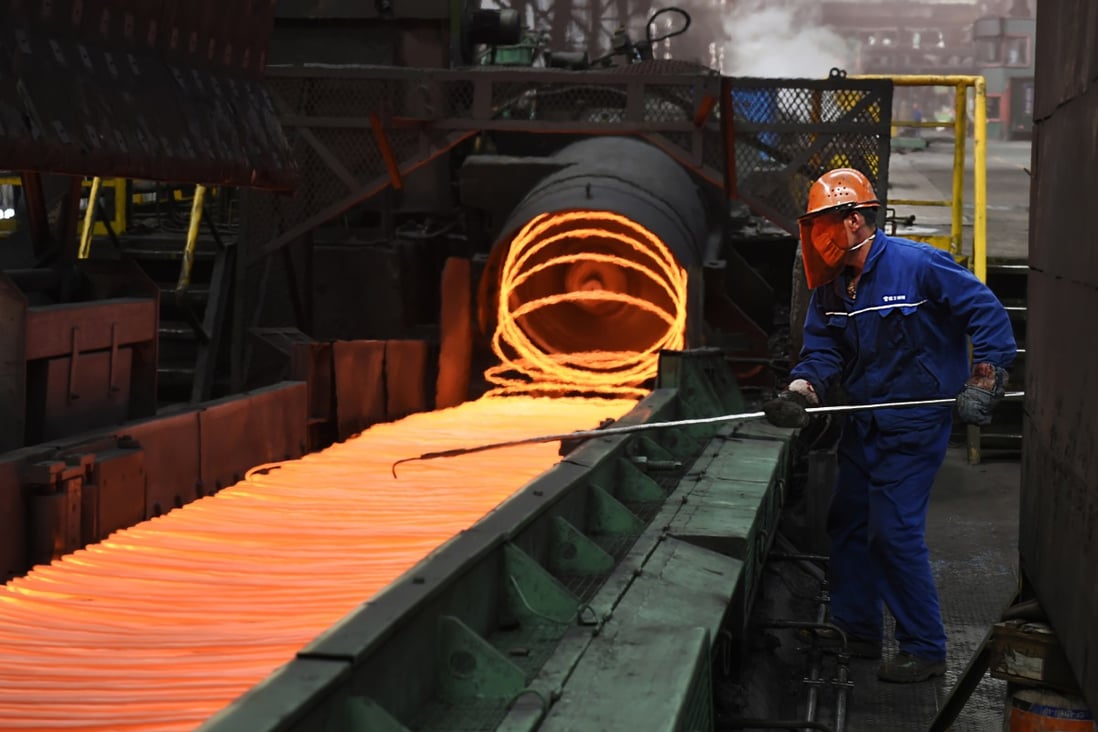 China, the world’s single biggest producer of both steel and aluminium, has long been accused of pumping cheap – and often subsidised – metal products into global markets. Photo: AP