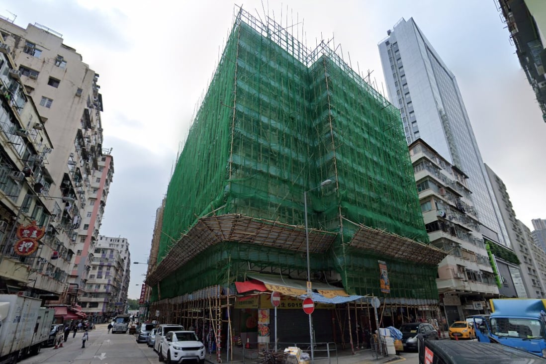 The building in To Kwa Wan  Henderson Land has acquired for redevelopment. Photo: Handout