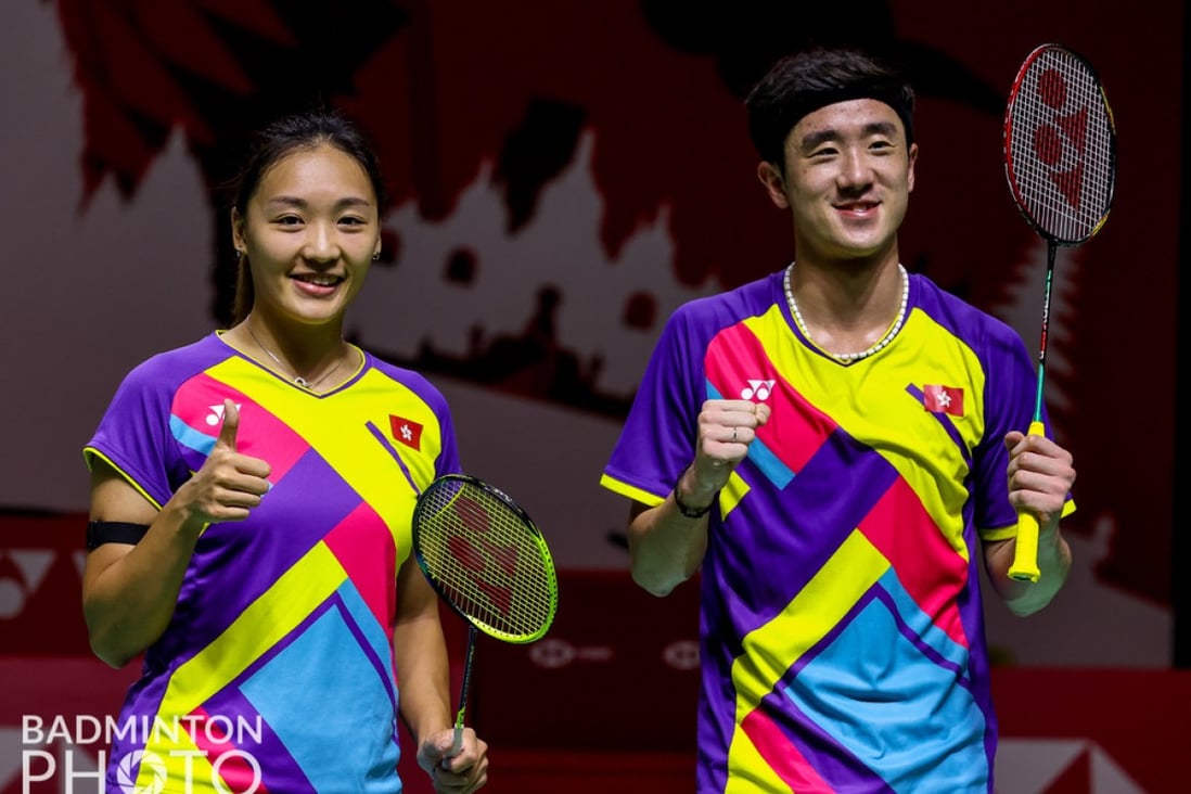 Hong Kong mixed doubles pair Tse Ying-suet (left) and Tang Chun-man. Photos: Badminton Photo