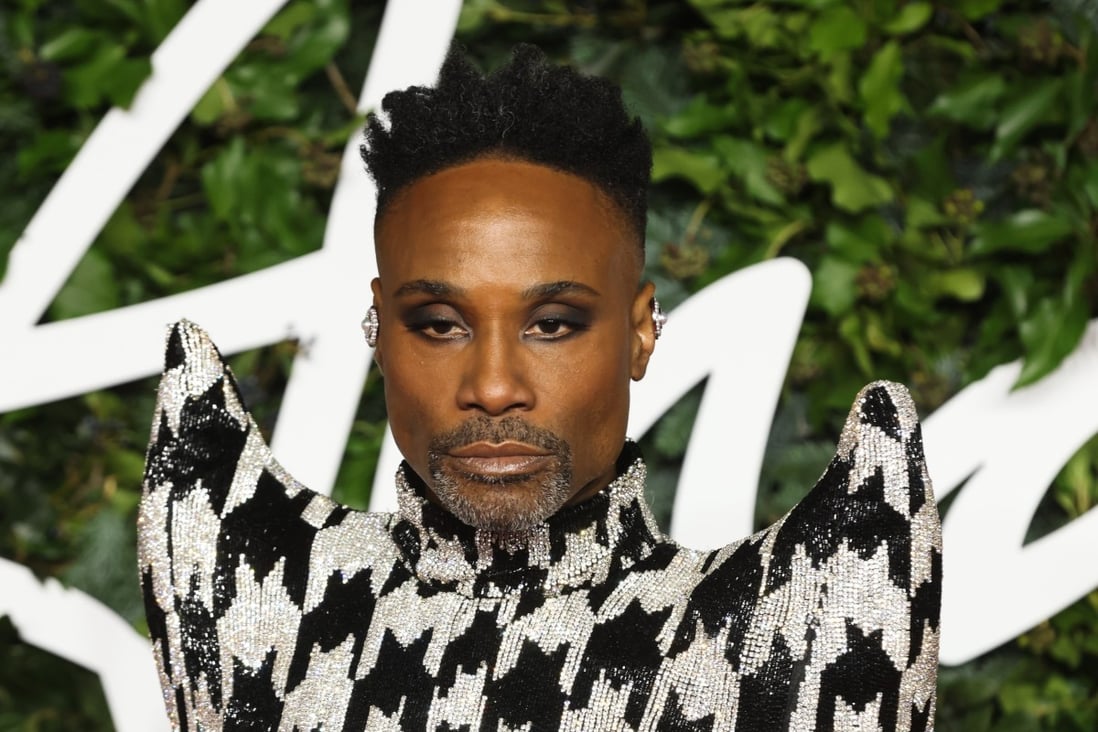 Billy Porter arrives at the Fashion Awards 2021 at the Royal Albert Hall in London, on November 29. Photo: EPA-EFE