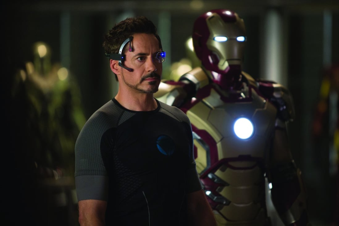 Robert Downey Jr. in a still from Marvel’s Iron Man 3 (2013). A special cut of the movie made for Chinese audiences included four minutes of extra footage. 