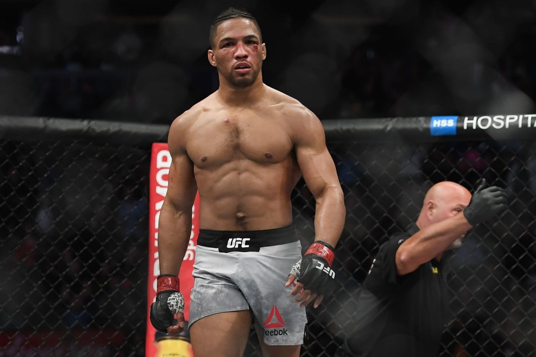 Kevin Lee walks off after knocking out Gregor Gillespie at UFC 244. Photo: Sarah Stier/USA TODAY Sports