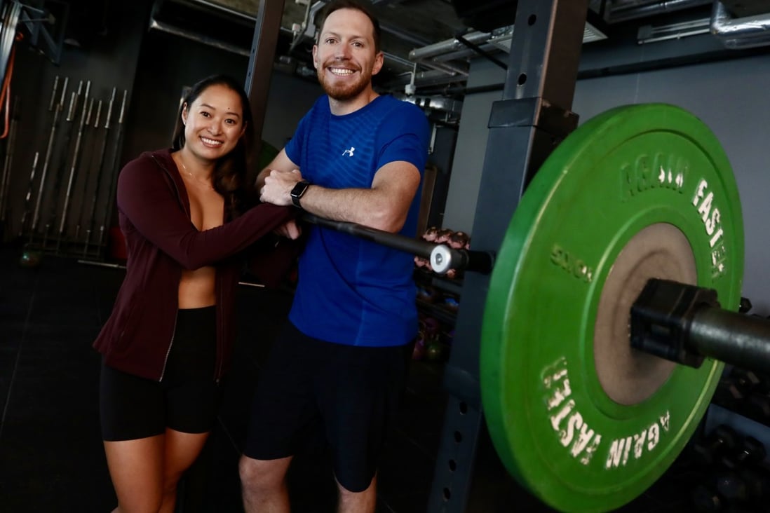 Nina Wong and John Houston initially met because of CrossFit and said fitness is a pillar of their relationship. Photo: Jonathan Wong