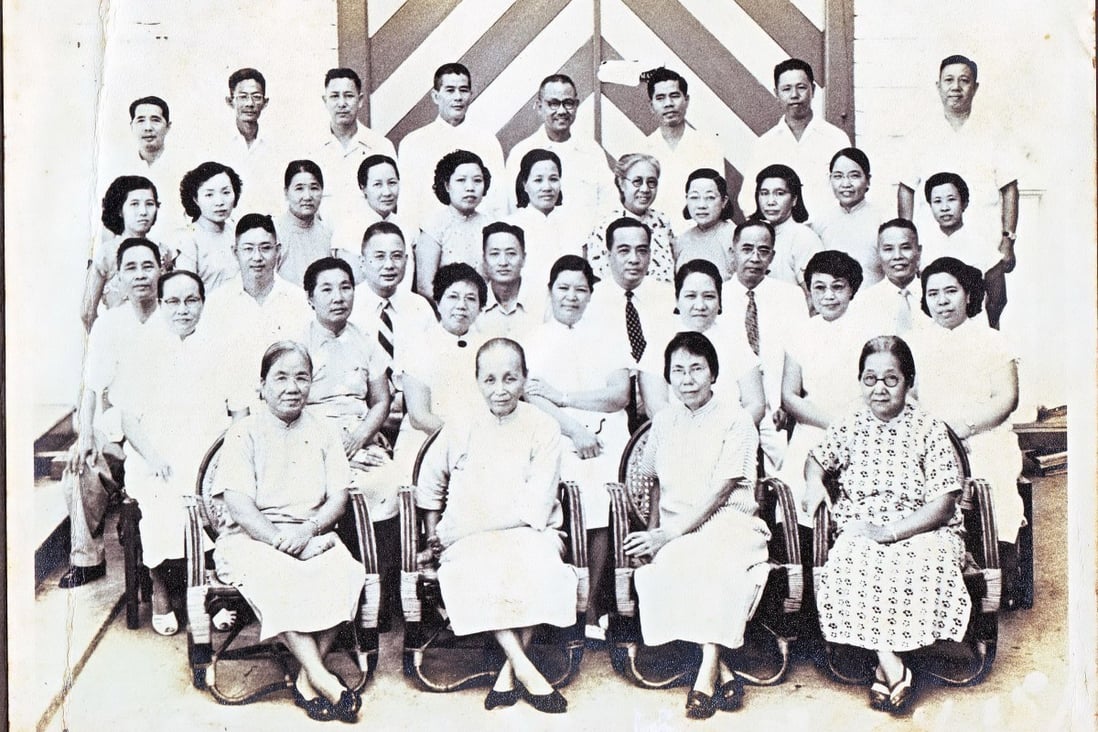 Johannes Nugroho’s grandparents with other members of Surabaya’s first Chinese Protestant congregation, circa 1950s. Photo: Johannes Nugroho
