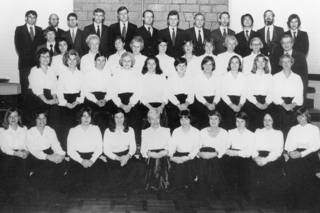 Members of the Hong Kong Bach Choir in 1980. It was founded as an amateur group and its expat composition reflected  the social divide in Hong Kong at the time. The choir had its first Chinese chair in the 2003/4 season. Photo: SCMP