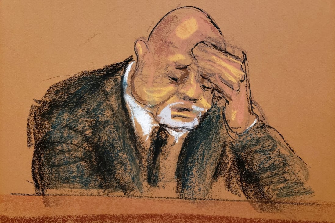 Juan Alessi, Jeffrey Epstein’s former house manager, in a courtroom sketch in New York, US on December 2. Photo: Reuters