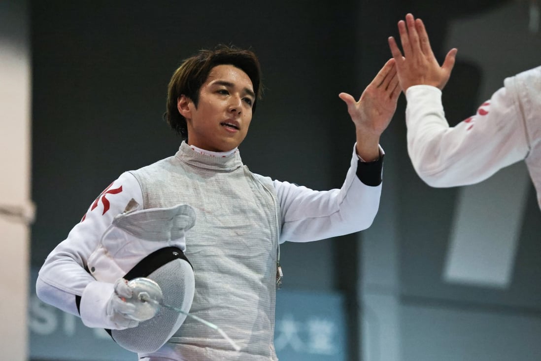 Nicholas Choi has returned to fencing this year after previously retiring from the sport. Photo: K. Y. Cheng