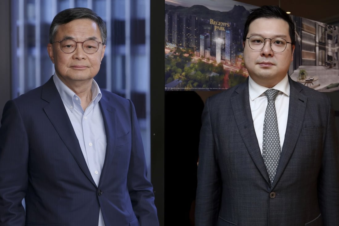 Louis Loong (left) and Howard Chao are battling it out to be the Hong Kong property industry’s voice in Legco.  Photo: SCMP