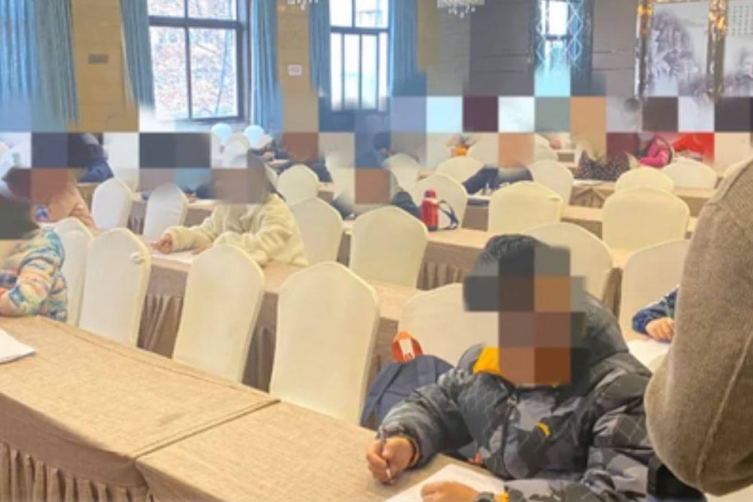 Chinese authorities raid an illegal entrance exam scam. Photo: sina.com