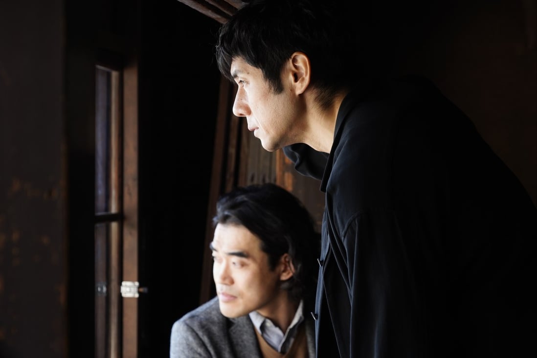 Hidetoshi Nishijima (top) and Jin Daeyeon in a still from Drive My Car, Japan’s entry for the Best International Feature Film award at the 2022 Oscars.