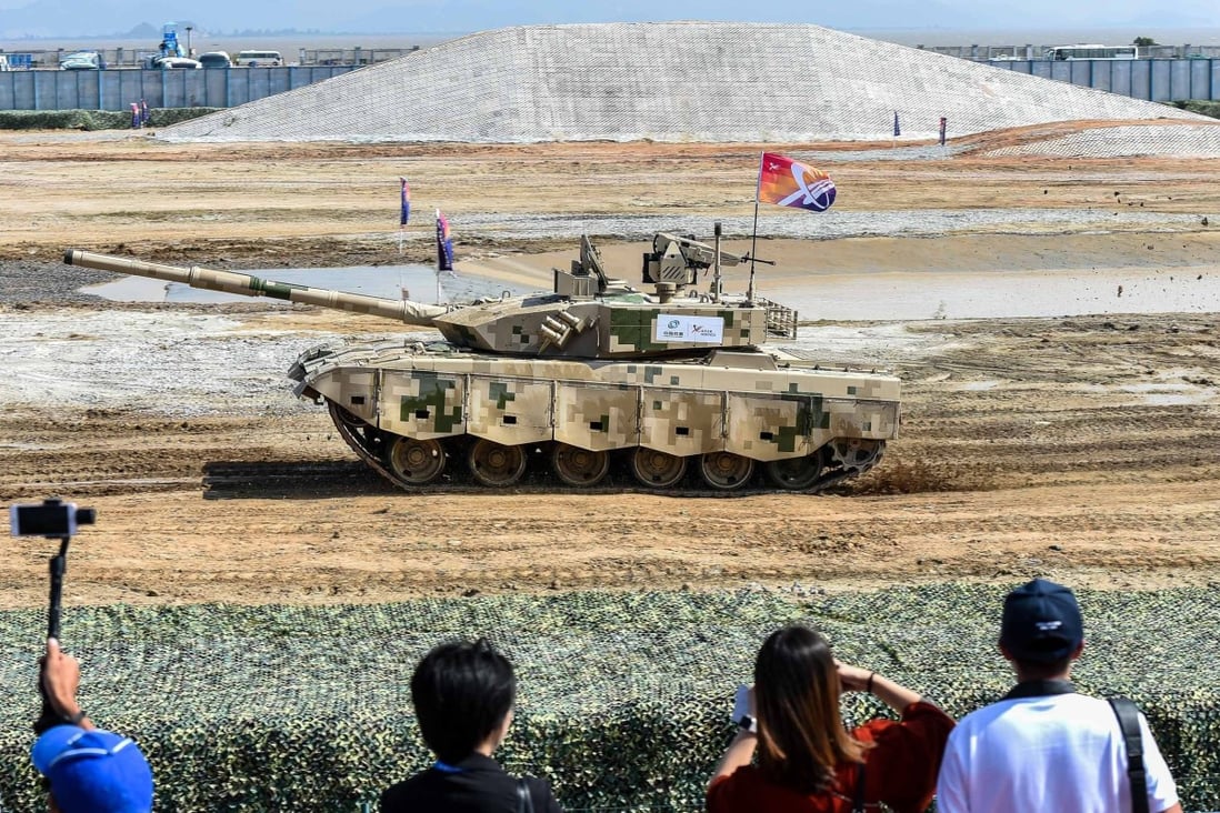 The Type 98B battle tank, made for export by Norinco. The company was the leading Chinese weapons maker last year, with estimated sales of US$17.9 billion. Photo: Barcroft Media via Getty Images