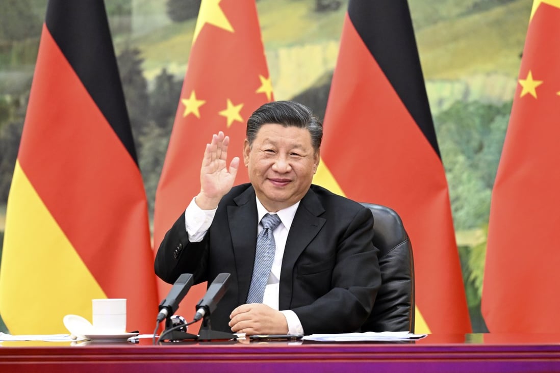 Chinese President Xi Jinping sent a note to Germany only minutes after its change in leadership. Photo: Xinhua