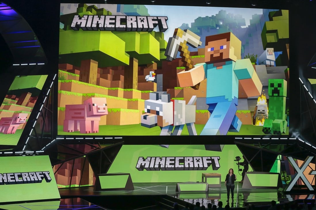 The first obvious signs of the flaw’s exploitation appeared in Minecraft, an online game hugely popular with kids and owned by Microsoft. Photo: AP