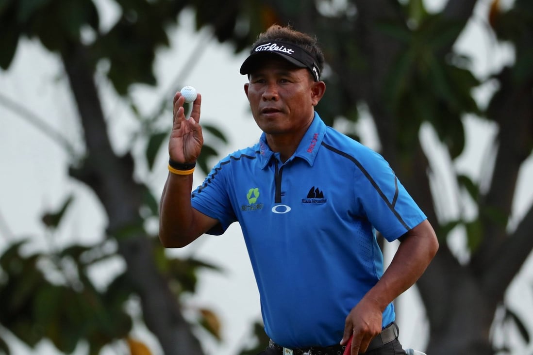 Thongchai Jaidee has secured his card for the PGA Tour Champions 2022 season. Photo: AFP